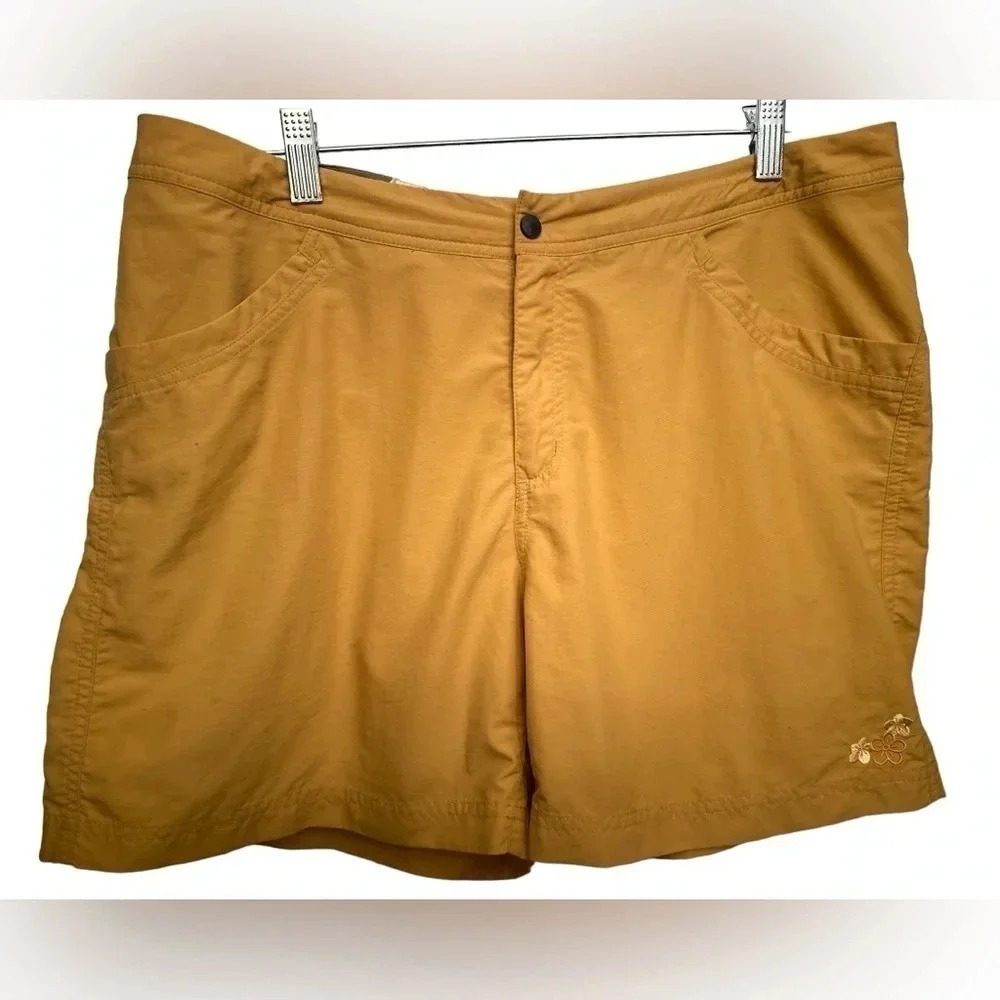 ISIS gold nylon hiking shorts